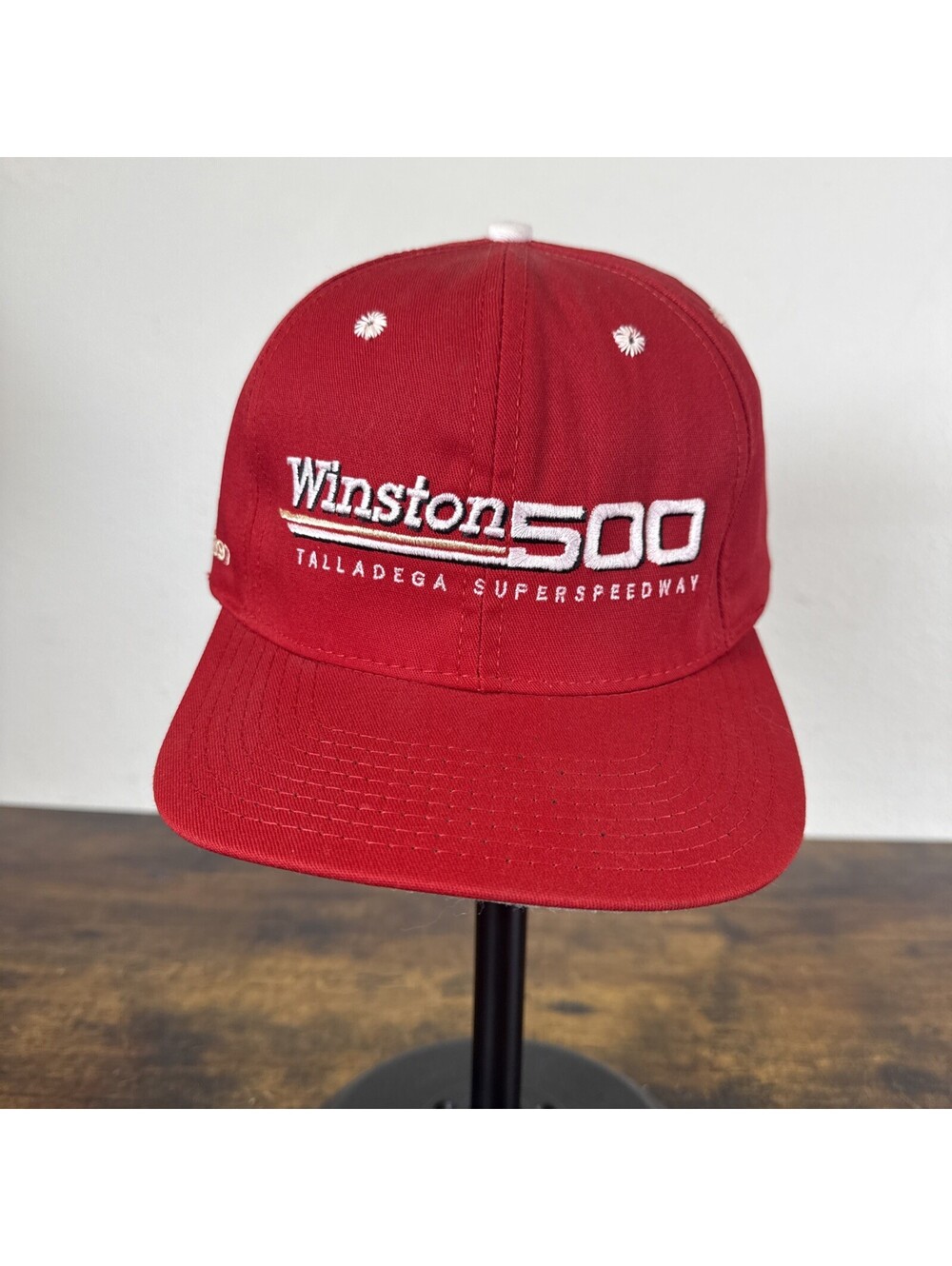 1997 Winston 500 Talladega NASCAR Hat Chase Authentics Black Red Adjustable EUC
